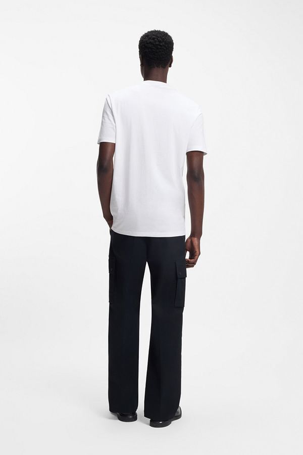 ΜΠΛΟΥΖΑ T-SHIRT HUGO - 100 ΛΕΥΚΟ